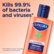 Cuticura Original Floral & Fruity Antibacterial quick dry hand gel kills 99.9% of bacteria and viruses