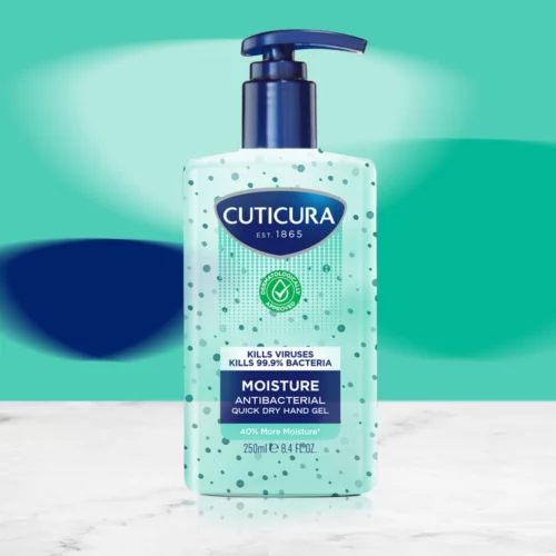 Cuticura Moisture Antibacterial quick dry hand gel 250ml